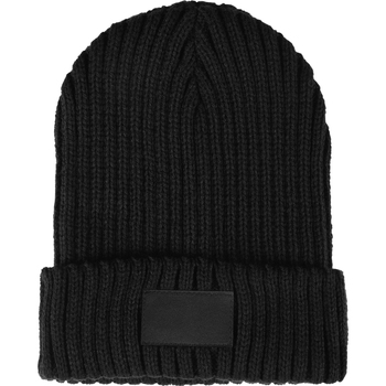 Gorro con etiqueta de poliéster