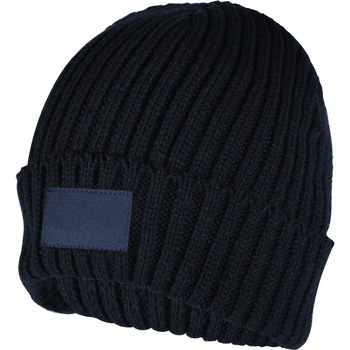 Gorro con etiqueta de poliéster