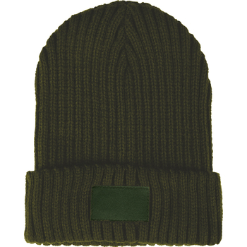 Gorro con etiqueta de poliéster