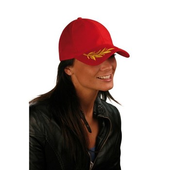 GORRA 6 PANELES BORDADO VISERA 100% ALGODÓN PEINADO