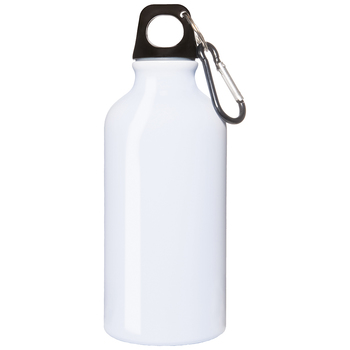 Botella de agua en aluminio blanco 400 ml