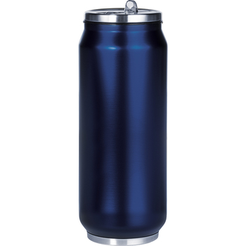 Botella termo de 500 ml de doble pared en forma de lata