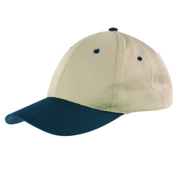 Gorra 6 paneles 80% poliéster/20% algodón