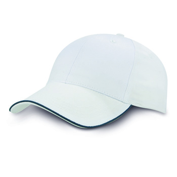 Gorra 6 paneles 65% poliéster/35% algodón