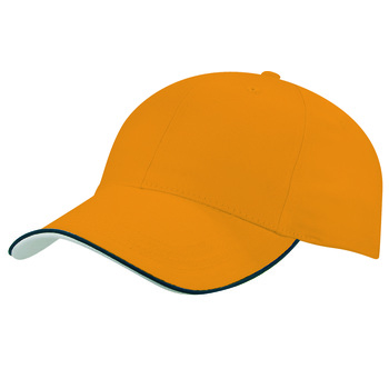 Gorra 6 paneles 65% poliéster/35% algodón