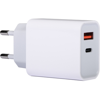 Cargador rápido 2 en 1 USB 20W