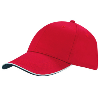 Gorra 6 paneles 65% poliéster/35% algodón