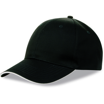 GORRA 6 PANELES SANDWICH 80% POL/20% ALG CIERRE VELCRO