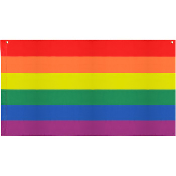 Bandera RPET arco iris