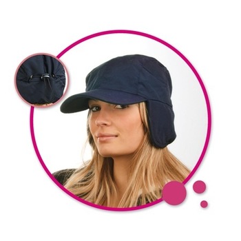 Gorra polar 4 paneles forro polar/nylon