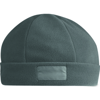 GORRO FORRO POLAR CON ETIQUETA NYLON PARA MARCAR