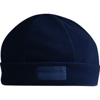 GORRO FORRO POLAR CON ETIQUETA NYLON PARA MARCAR