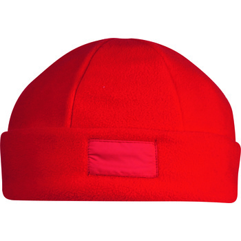 GORRO FORRO POLAR CON ETIQUETA NYLON PARA MARCAR