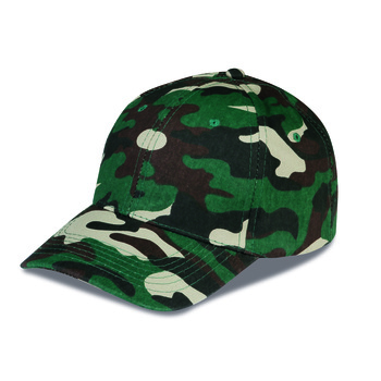 GORRA 6 PANELES CAMUFLAJE 80% POL/20% ALG