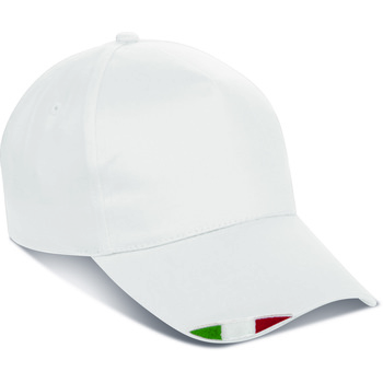 Gorra 5 paneles 100% algodón bandera italiana