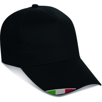 Gorra 5 paneles 100% algodón bandera italiana