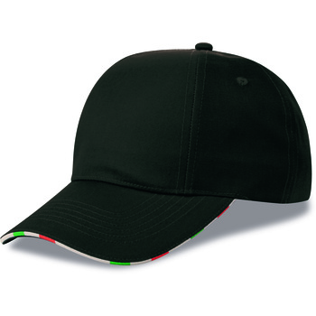 Gorra 6 paneles sandwich bandera italiana