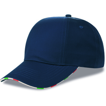 Gorra 6 paneles sandwich bandera italiana