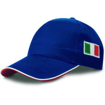 Gorra 5 paneles bandera italiana