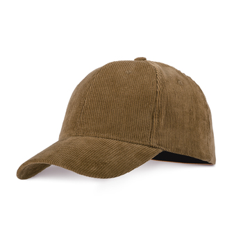 Gorra de pana de 6 paneles