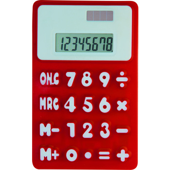 Calculadora 8 dígitos de goma con imán