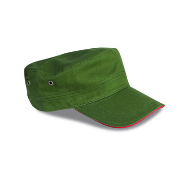 Gorra militar tela algodón 320 gr/m2