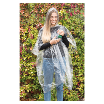 Poncho en funda redonda PE/PVC