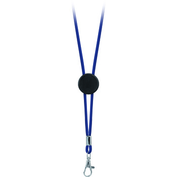 Lanyard cordón poliéster con placa estampación