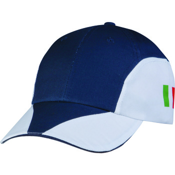 Gorra 8 paneles sandwich bicolor bandera italiana