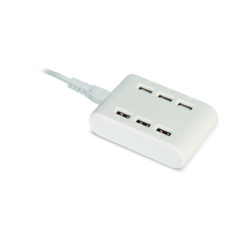 Cargador USB para 6 dispositivos