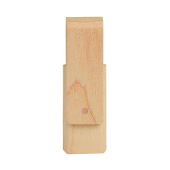 MEMÓRIA USB DE MADERA CON CLIP GIRATÓRIO (2GB-4GB-8GB)