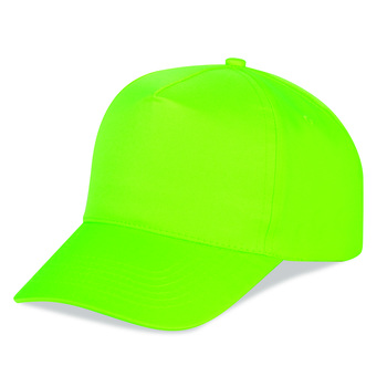 Gorra golf 5 paneles 100% poliéster