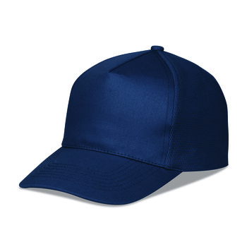 Gorra de rejilla 5 paneles algodón/poliéster