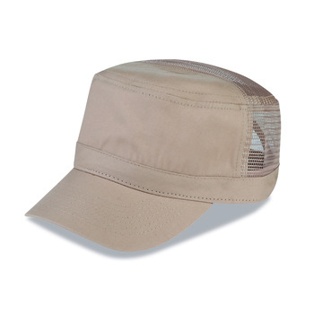 Gorra militar rejilla algodón/poliéster