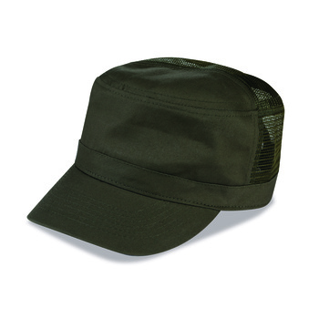 Gorra militar rejilla algodón/poliéster