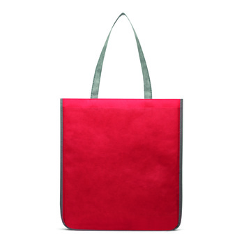 Bolsa shopping TNT red porta botellas