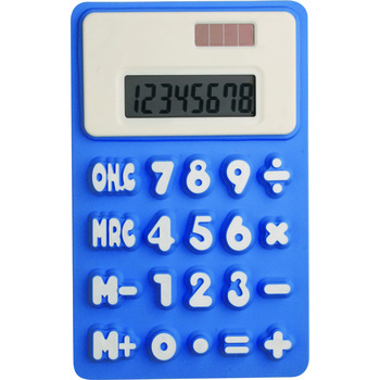 CALCULADORA FLEXIBLE 8 DÍGITOS DE GOMA