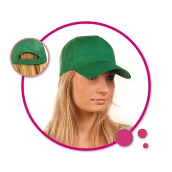 Gorra golf 5 paneles 100% algodón