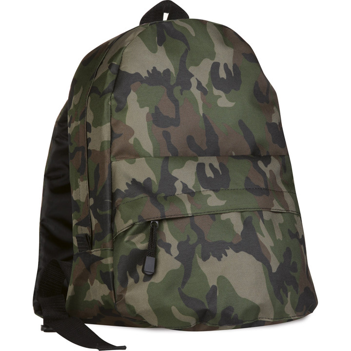 Mochila trekking fashion nylon 600d estampado camuflaje