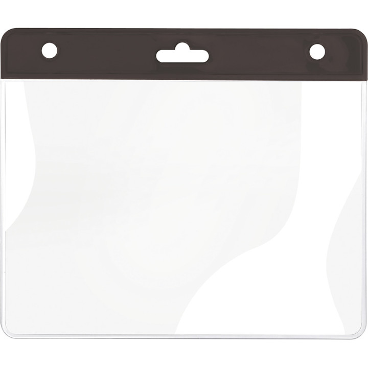 Porta identificación de plástico