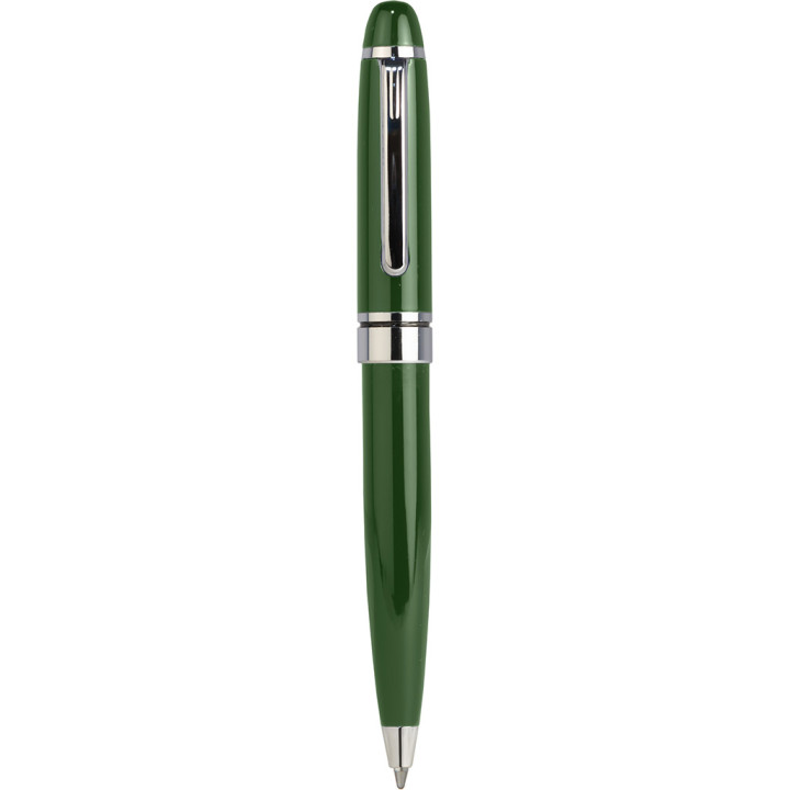 Mini boligrafo de metal cierre rotación