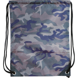 Mochila de cuerdas nylon 210t estampado camuflaje