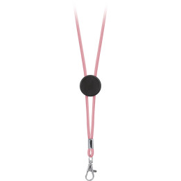 Lanyard cordón poliéster con placa estampación
