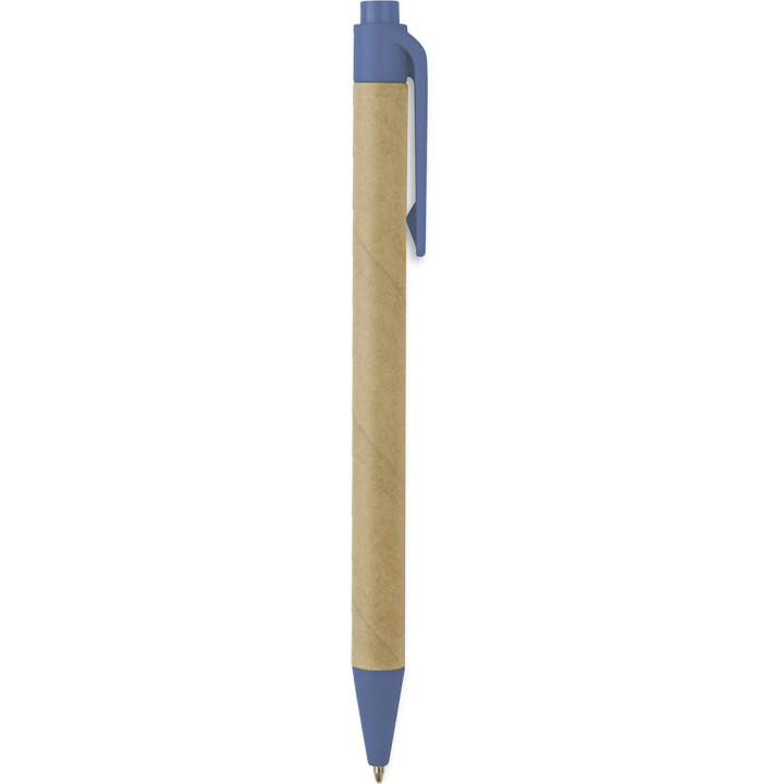 Boligrafo biodegradable y cartón reciclado
