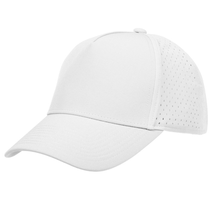 Gorra 5 paneles con orificios de ventilación