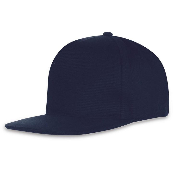 Gorra rapper 5 paneles 100% algodón