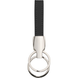 Llavero doble anilla metal/pvc