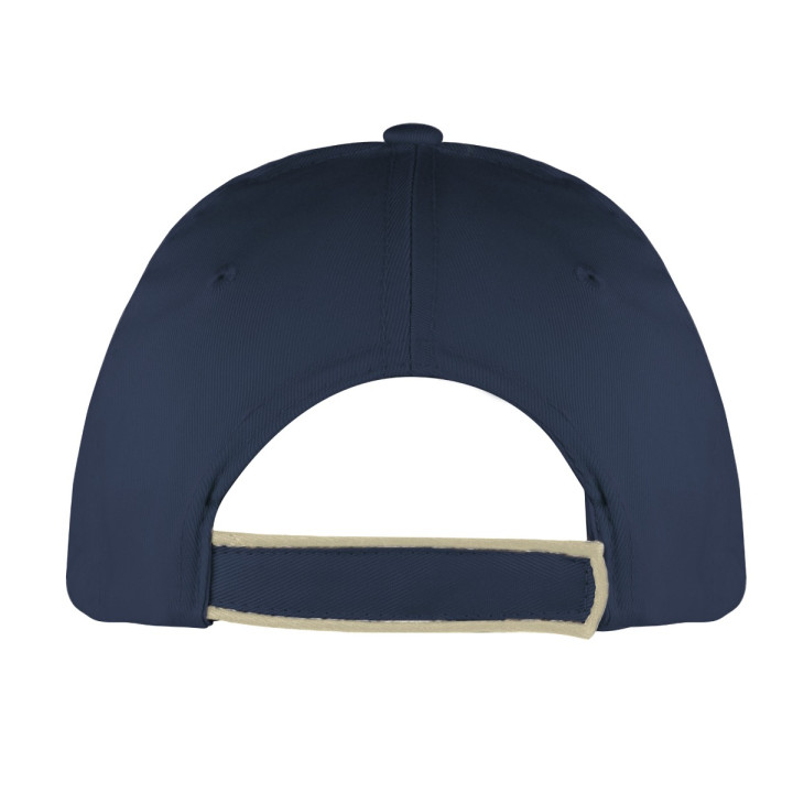 Gorra 5 paneles piping 100% algodón