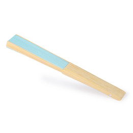Abanico plegable de bambú y papel