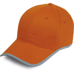 Gorra 6 paneles reflex 100% algodón